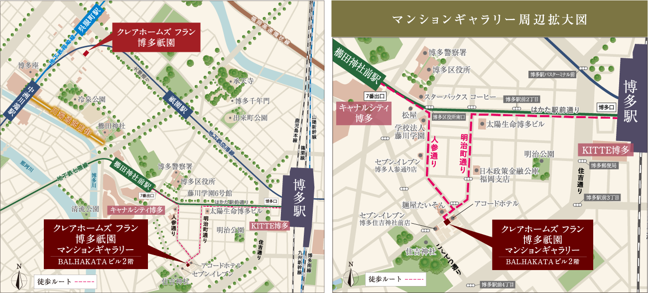 マンションギャラリー案内図